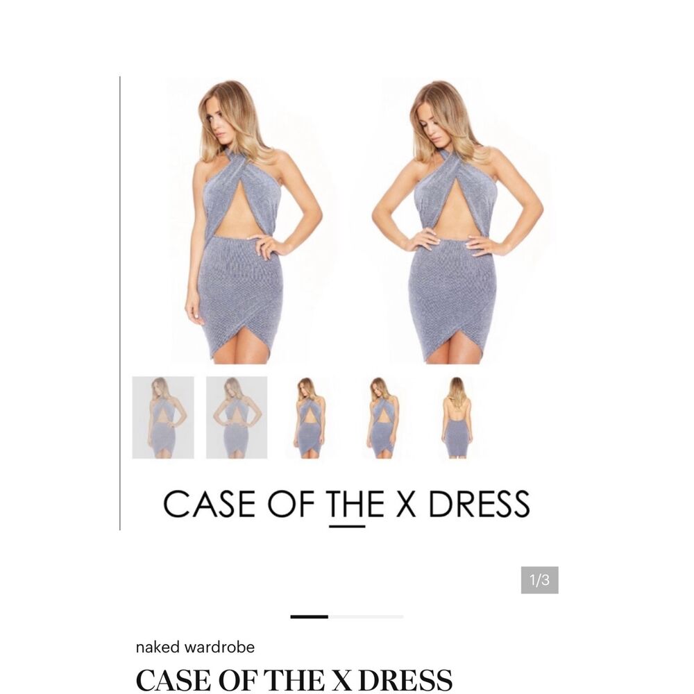 Naked Wardrobe Case of the X Mini Body Con Streetwear Cut Out Amazing Dress